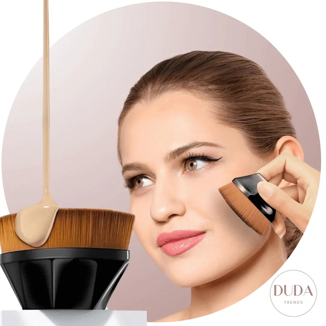 Magic Makeup Brush Set - Professional Soft Bristle Foundation Blending Brush for Flawless Makeup Application - Perfect for Daily Use, Travel & Professional Makeup Artists