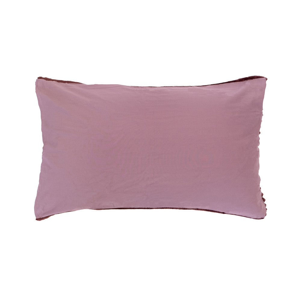 Channel Plum Quilt Cover Set - Queen Size Bedding | Soft Luxury Duvet Cover for Comfortable Sleep | Perfect for Master Bedroom, Guest Room & Hotel Decor