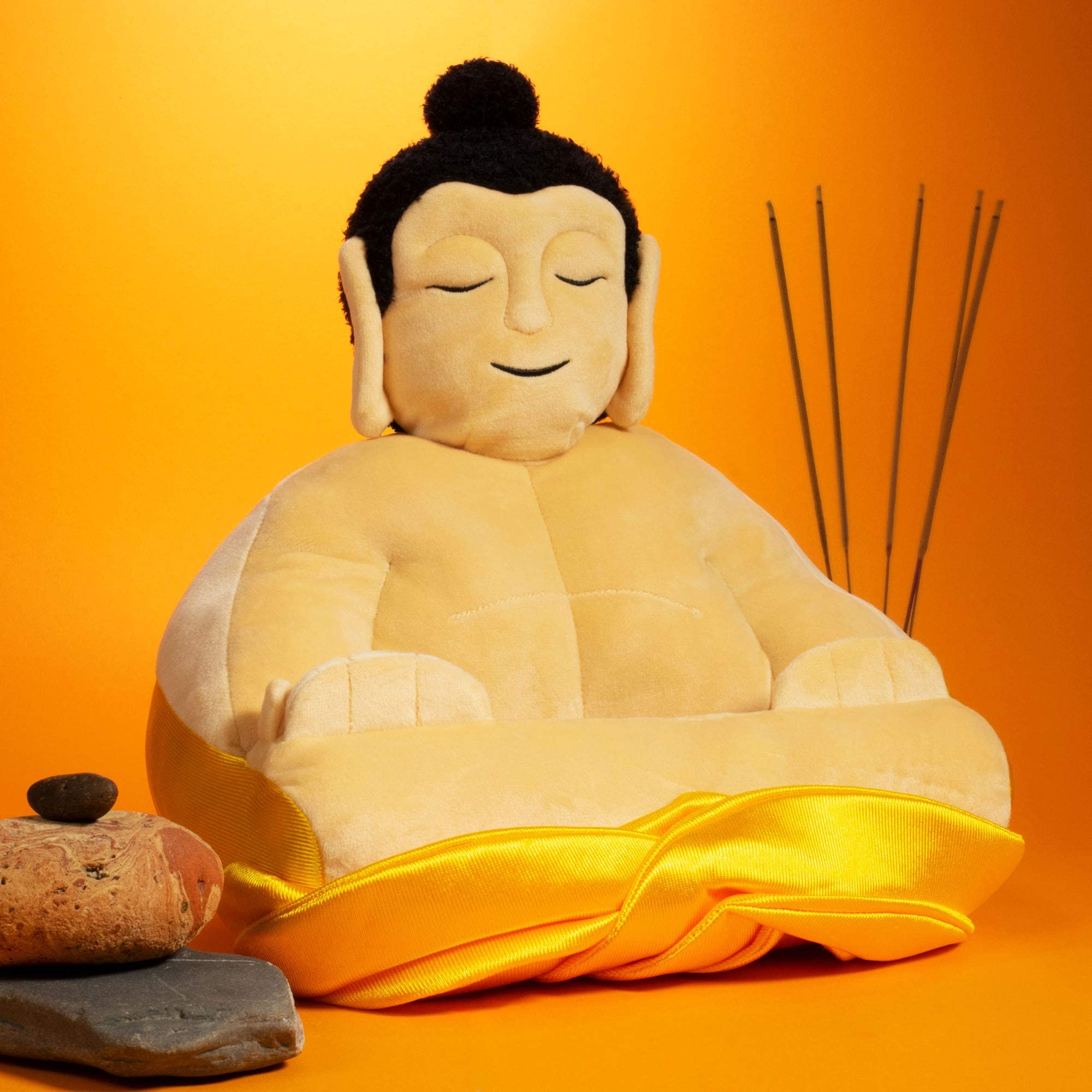 Buddha Book Stand - Adjustable Tablet Stand & Book Holder for iPad, Kindle, eReader, Smartphone | Portable Reading Pillow Cushion for Bed, Sofa, Travel | Perfect Gift for Book Lovers & Meditation Enthusiasts
