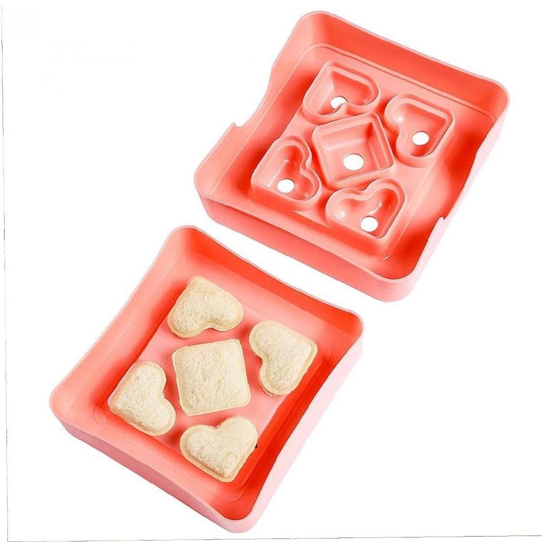 Zonster Mini Sandwich Cutter and Sealer - DIY Pocket Sandwich Maker, Bread Crust Cutter for Kids Lunch Box, Bento, Party Snacks & Platters - Perfect for School Lunches, Picnics and Birthday Parties