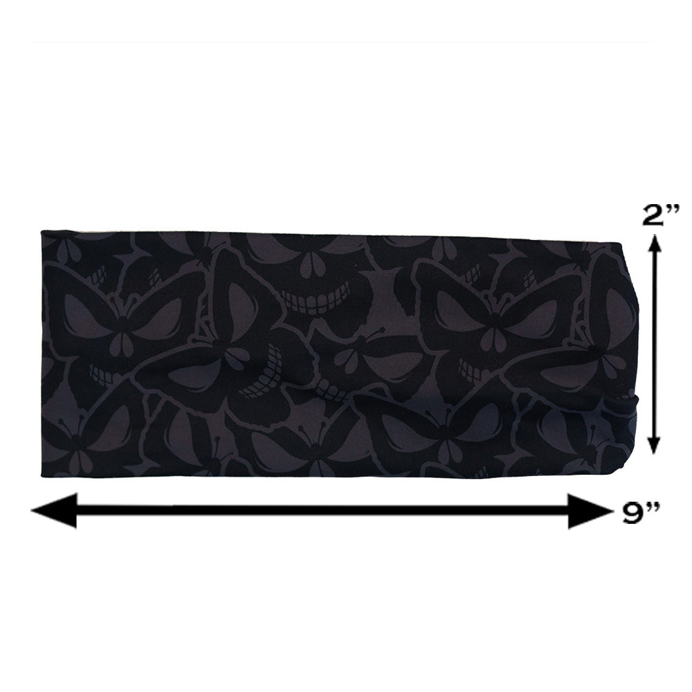 Flutter Skulls Headband - Stylish & Comfortable Hair Accessory for Women & Girls | Perfect for Halloween, Cosplay, Parties & Everyday Wear
