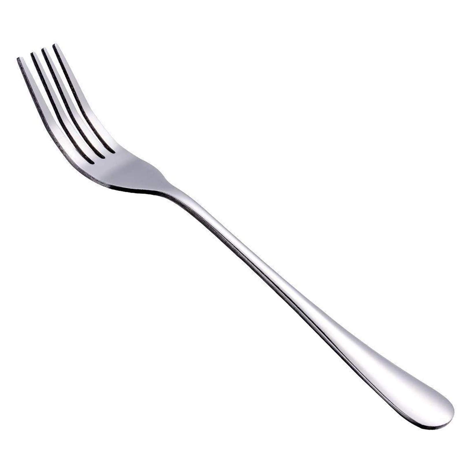 GOBOOMAN 12-Piece Stainless Steel Dinner Forks Set - 8 Inch Elegant Tableware for Restaurants, Parties & Home Dining - Durable & Dishwasher Safe Cutlery