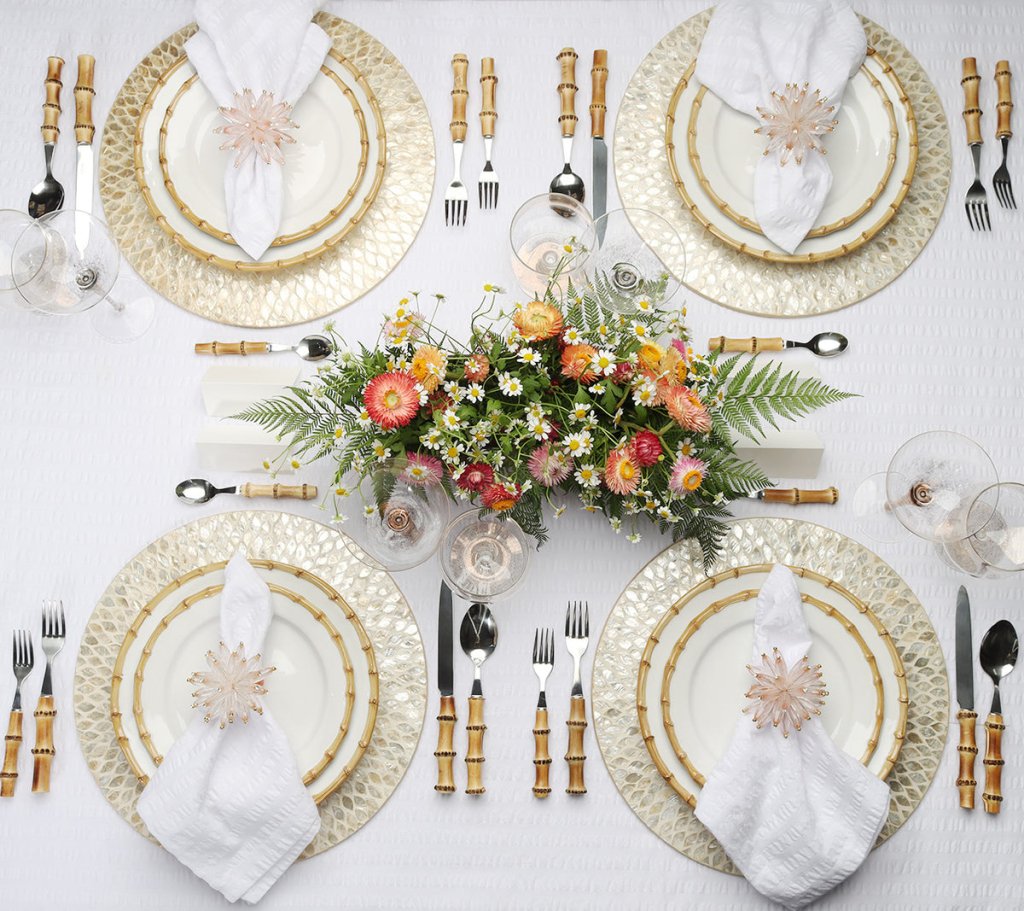 Premium Marquis Placemats Set of 4 - Waterproof & Heat-Resistant Table Mats for Dining, Kitchen, and Party Decor - Elegant Home Tableware Accessories