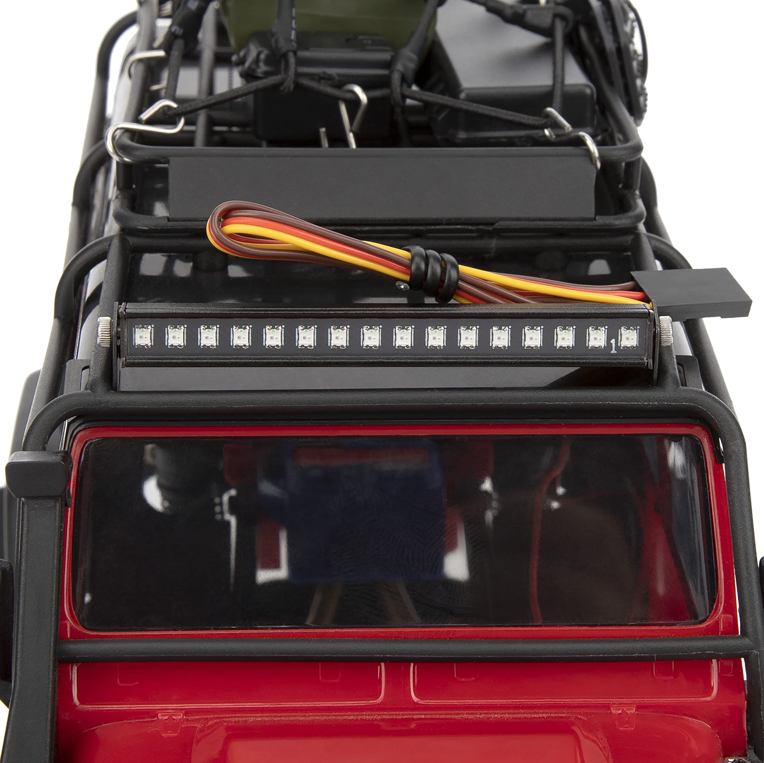 MEUS TRX4M Roof Light Bar - 16 LED 8 Modes for RC Crawler Car Upgrade | Off-Road Night Crawling
