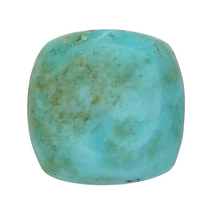 Natural Arkansas Mona Lisa Turquoise Cabochon 4mm-8mm Cushion Cut - Genuine USA Mined Gemstone for Jewelry Making, Wire Wrapping & DIY Crafts