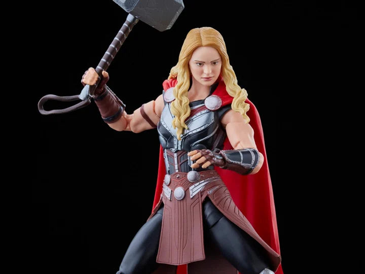 Thor: Love and Thunder Marvel Legends The Mighty Thor Action Figure with Korg BAF - Collectible Marvel Superhero Toy for Display & Role Play