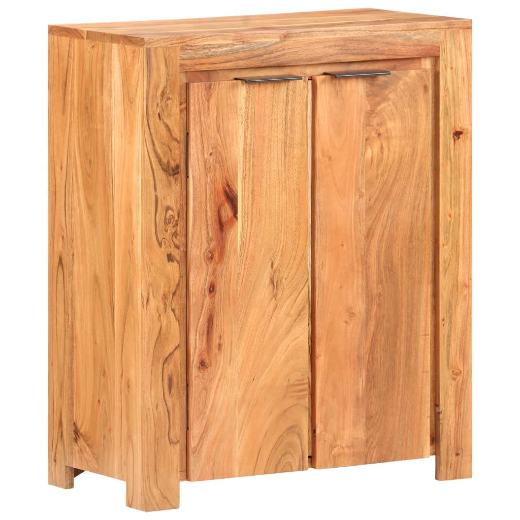 vidaXL Solid Acacia Wood Sideboard Buffet Cabinet with Storage - Perfect for Kitchen, Dining Room & Home Organization