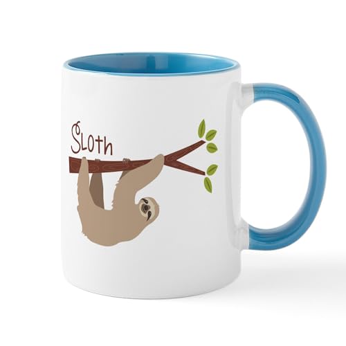 White/Blue Inside - SLOTH Mugs
