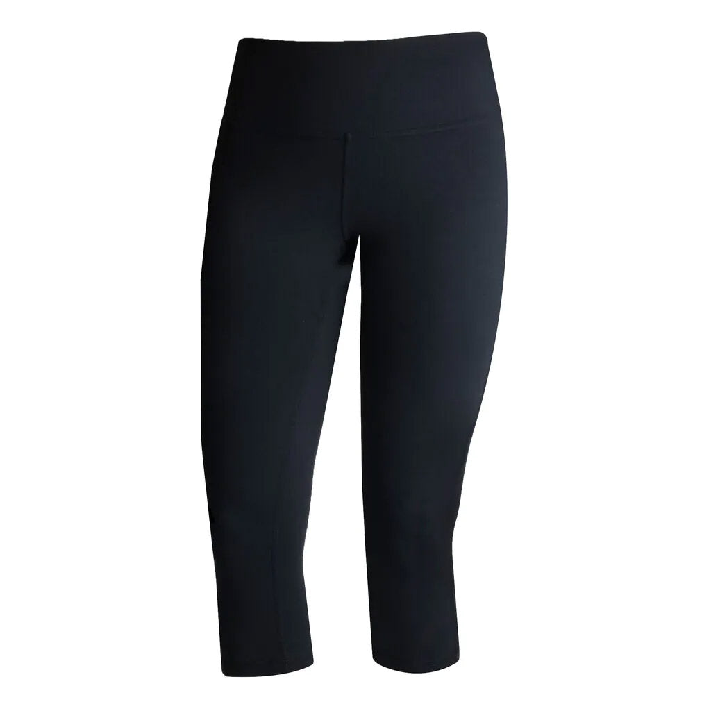 FootJoy Capri Black Women's Golf Leggings - Moisture-Wicking Stretch Pants for Comfort & Performance on the Course | Perfect for Golfing, Training & Active Wear