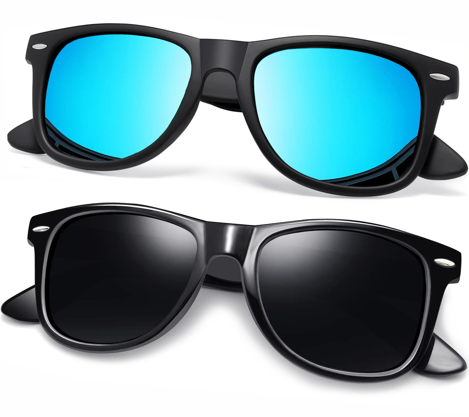 Joopin Square Polarized Sunglasses for Men & Women - 100% UV Protection, Trendy Designer Shades for Outdoor, Driving & Fashion