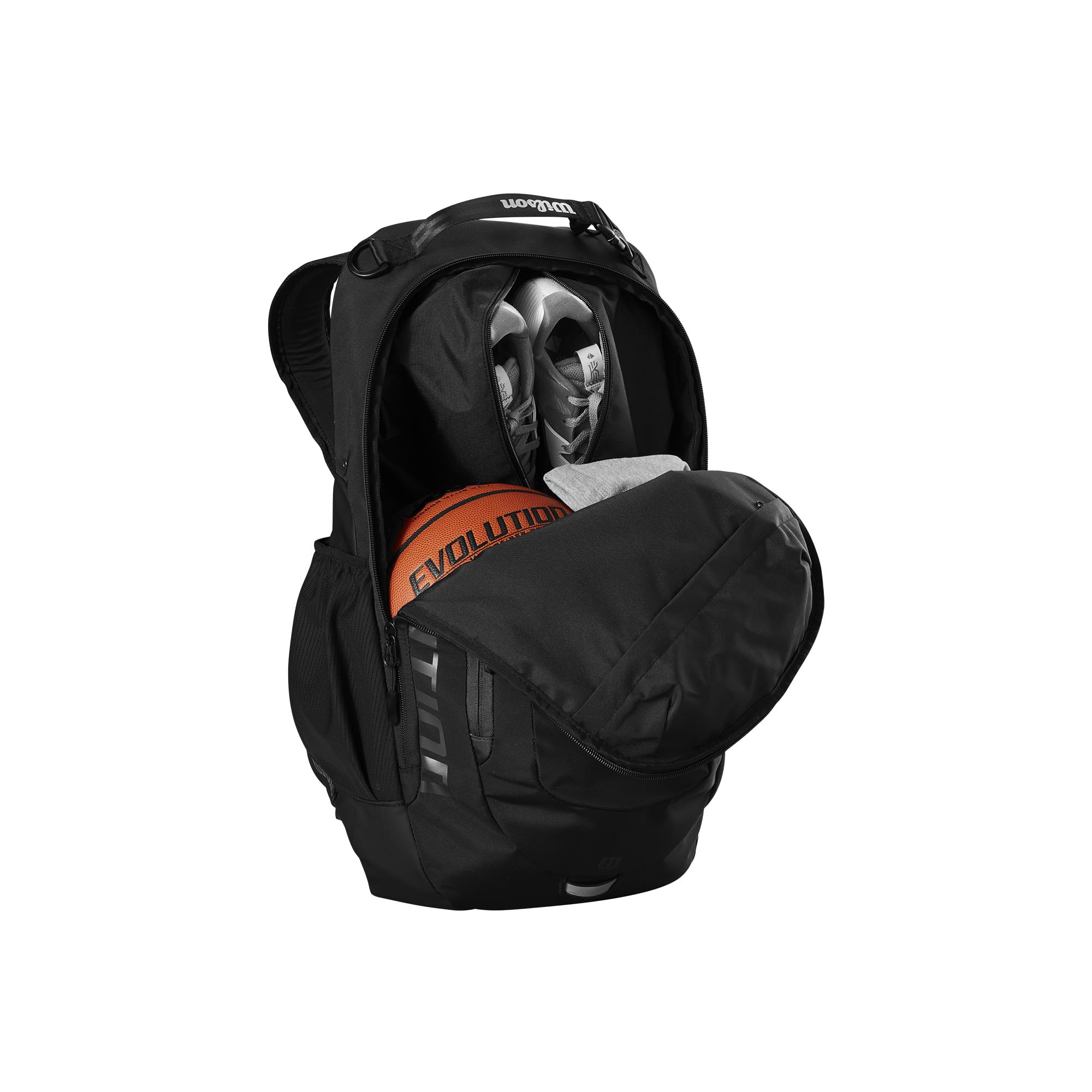 Wilson Evolution Basketball Gearpack - Premium Basketball Equipment Bag for Training & Games - Durable Sports Backpack for Basketball Players, Coaches & Fans - Perfect for Gym, Court & Travel
