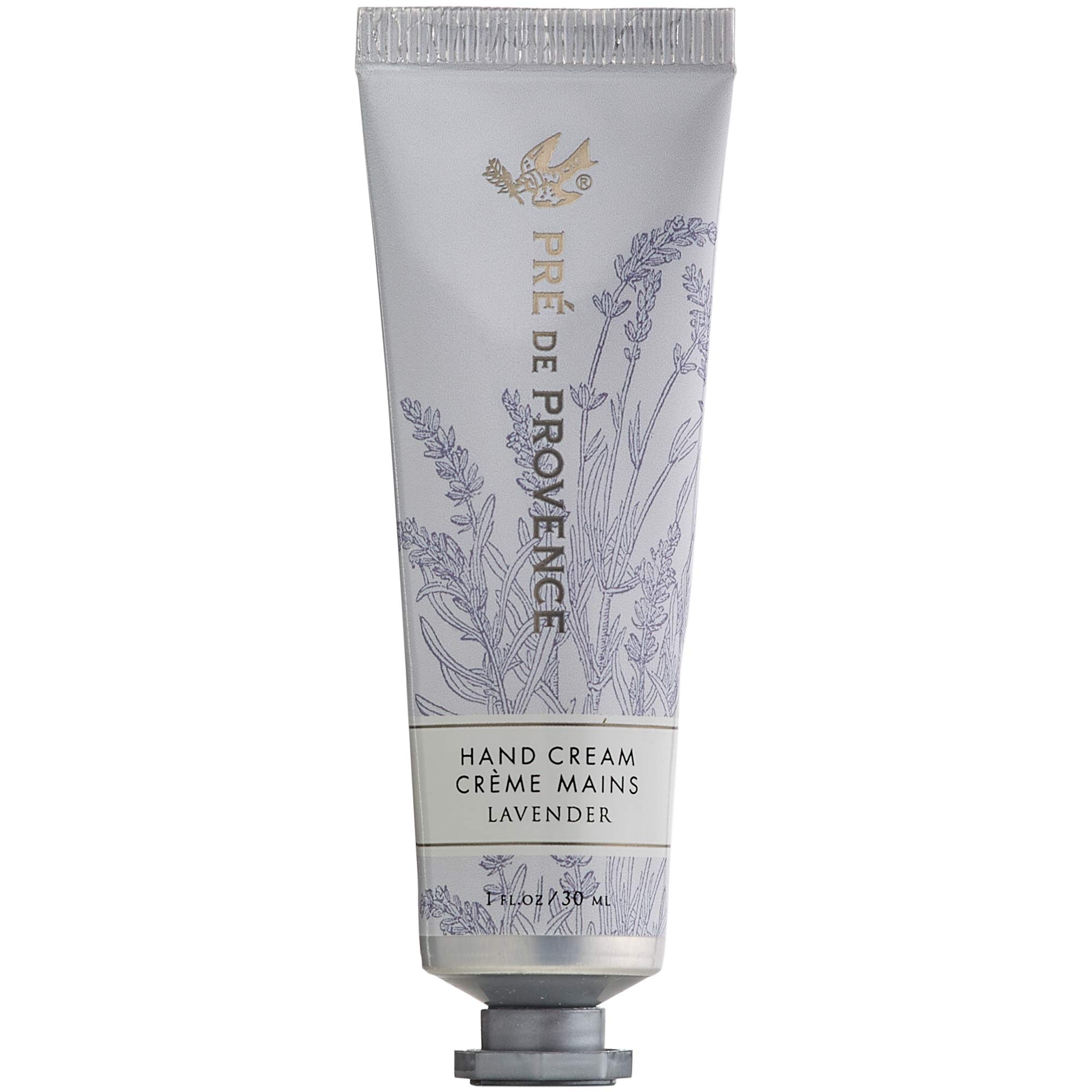 Pre de Provence 20% Natural Shea Butter Hand Cream - Lavender Scented, Deep Moisturizing & Repairing Dry Skin Care (1 oz) | Perfect for Winter Dry Hands, Cracked Heels & Overnight Nourishment