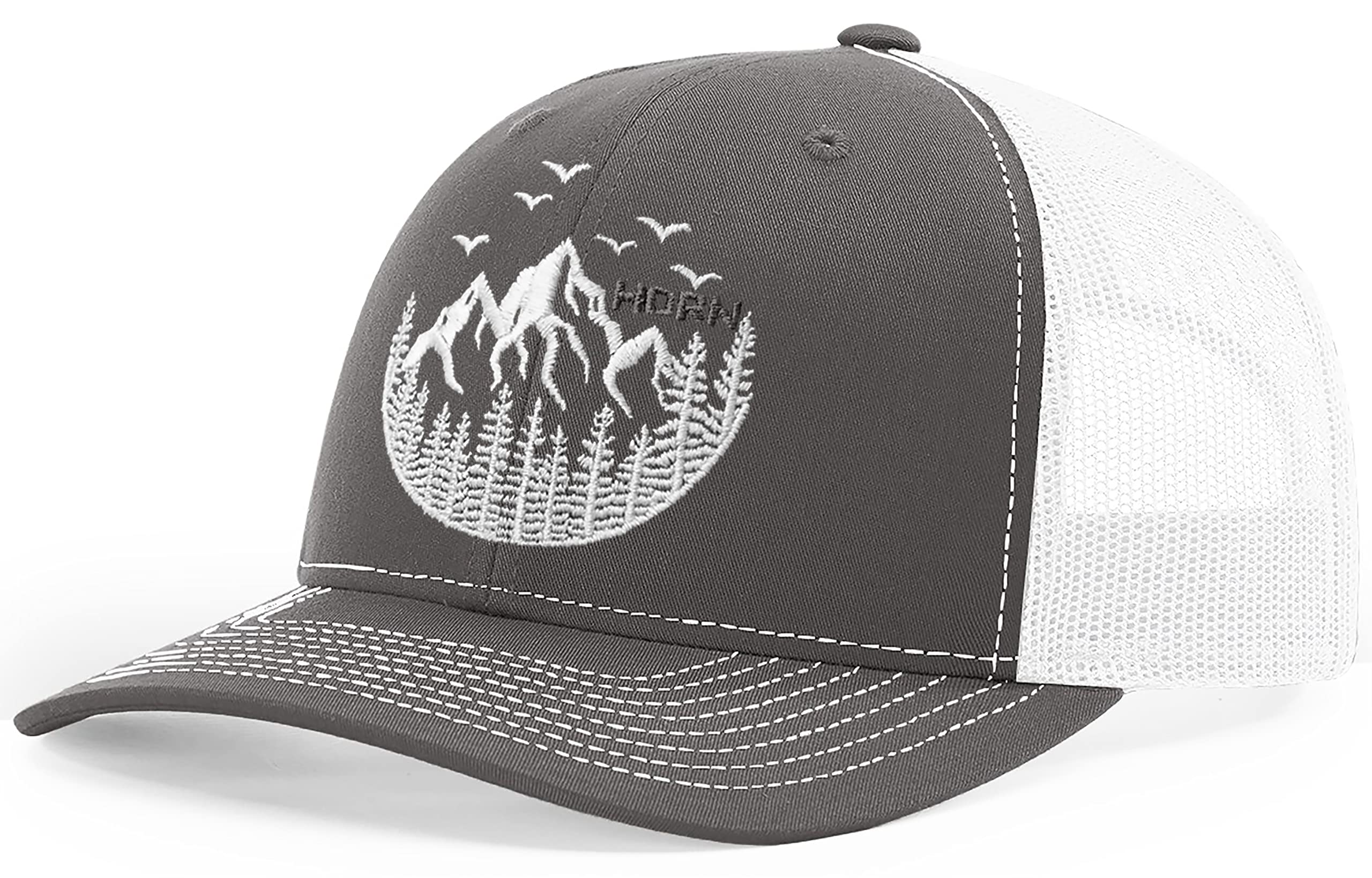 Vintage Trucker Hat - Mountain Edition for Men & Women | Adjustable Snapback Cap for Hiking, Camping & Outdoor Adventures