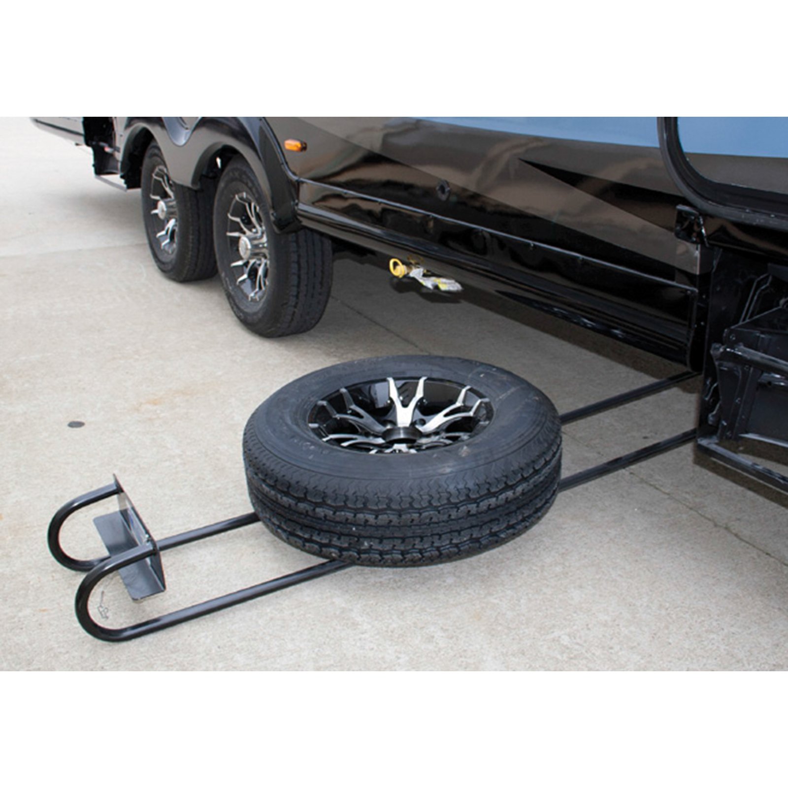 ADNIK BAL 28215 Hide-A-Spare Tire Storage - Recessed Mount Truck Organizer for Jeep, SUV & Pickup | Under Seat Spare Tire Holder | Perfect for Off-Road & Camping Trips