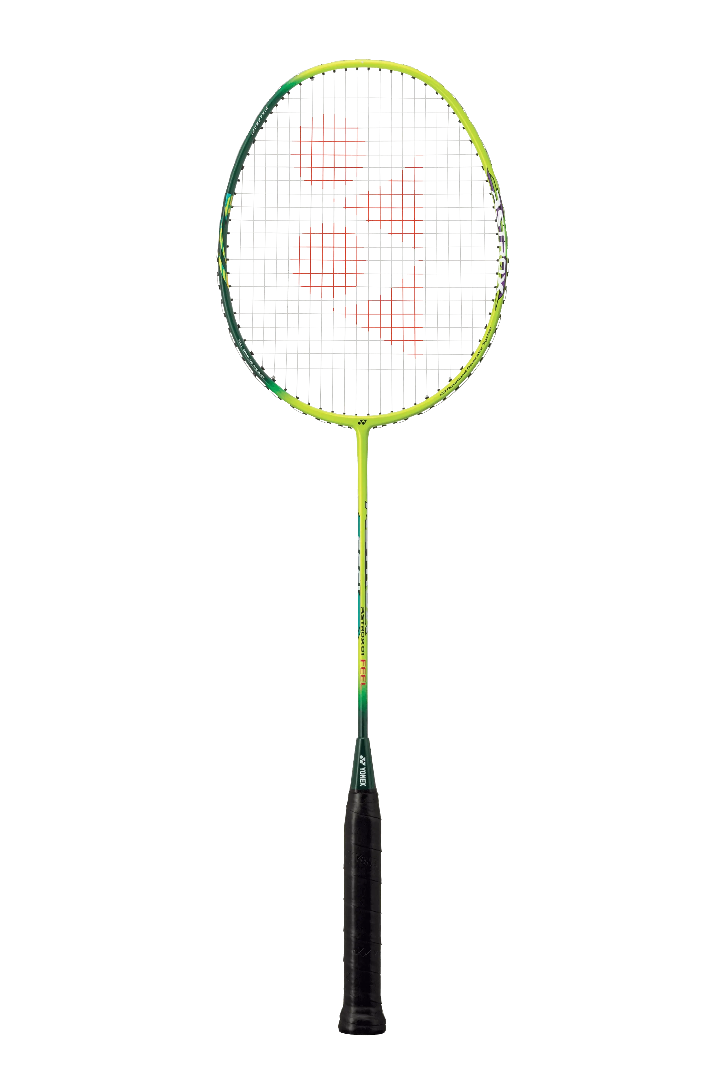 Yonex Astrox 01 Feel Badminton Racket (Lime Green, Pre-Strung) - Professional Grade for Competitive Play & Training