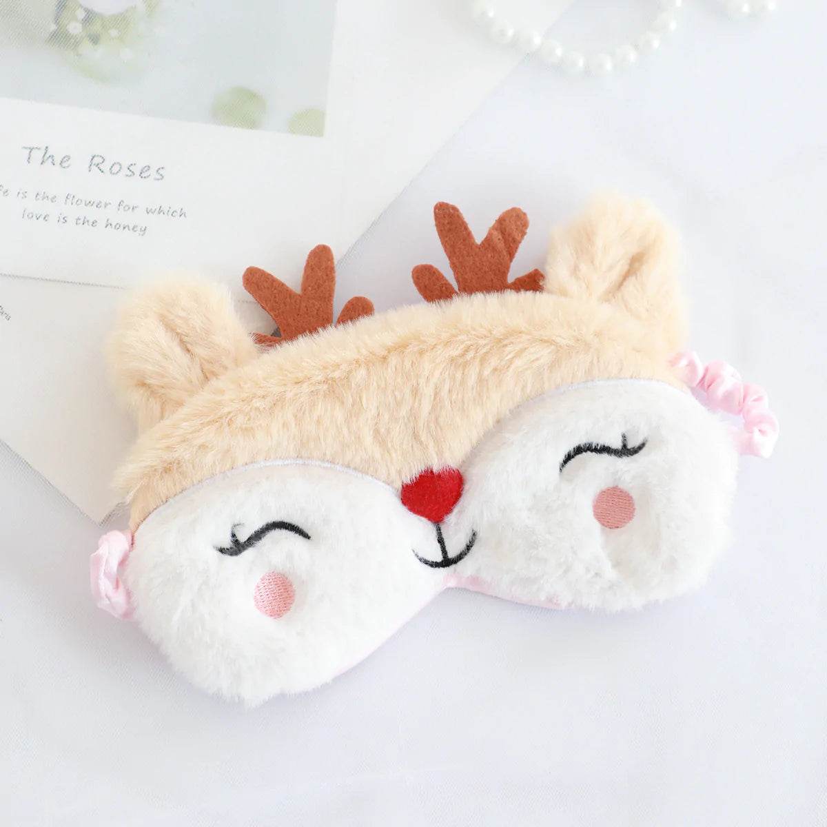 Snugglee Plush Reindeer Rudolf Indoor Slippers - Soft Christmas Themed House Shoes for Women & Kids - Perfect for Holiday Parties, Cozy Home Wear & Winter Gift Giving