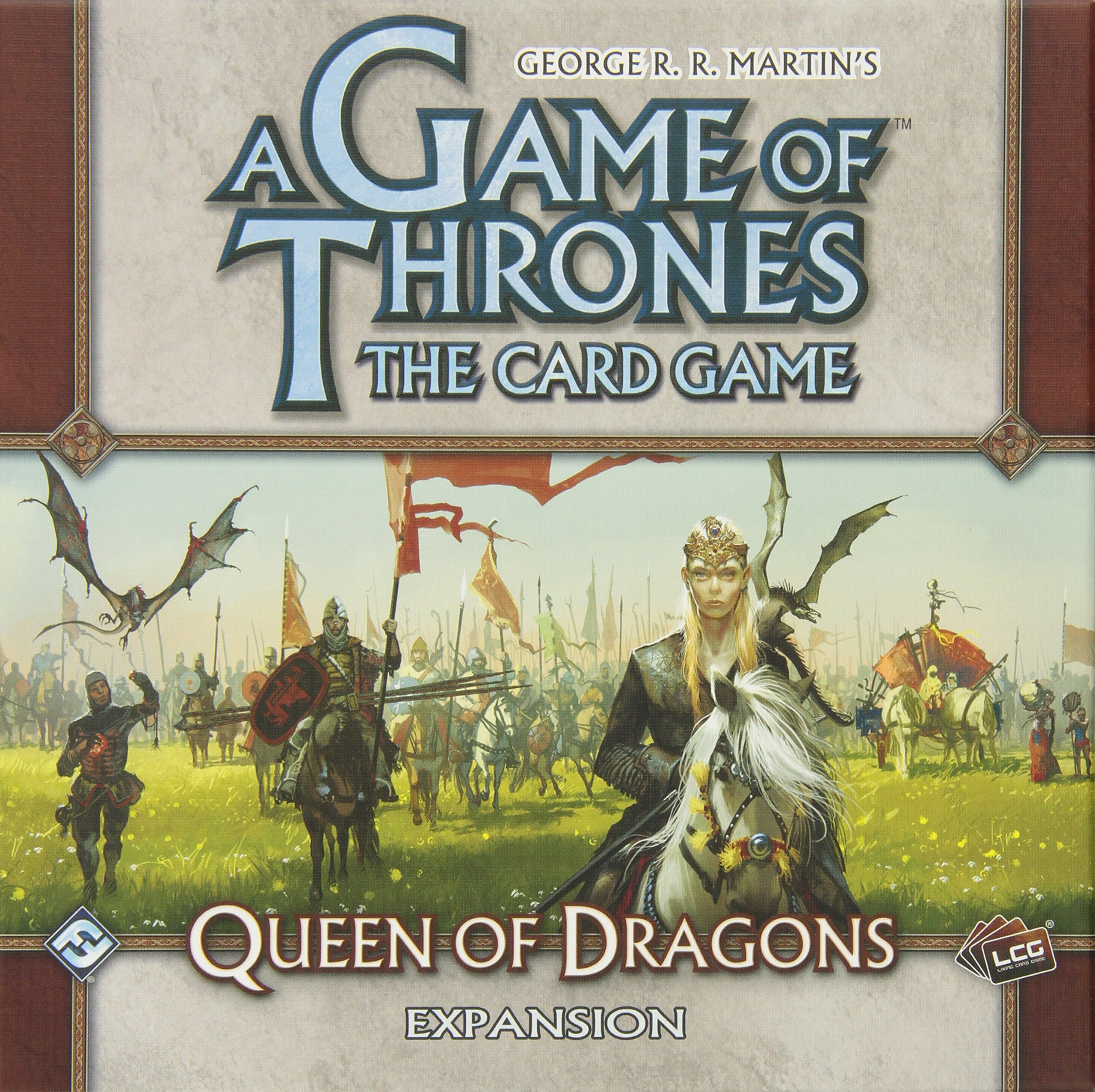 A Game of Thrones: The Card Game - Queen of Dragons Expansion Pack | Strategy Card Game for Adults & Teens | Perfect for Game Nights & Fantasy Lovers