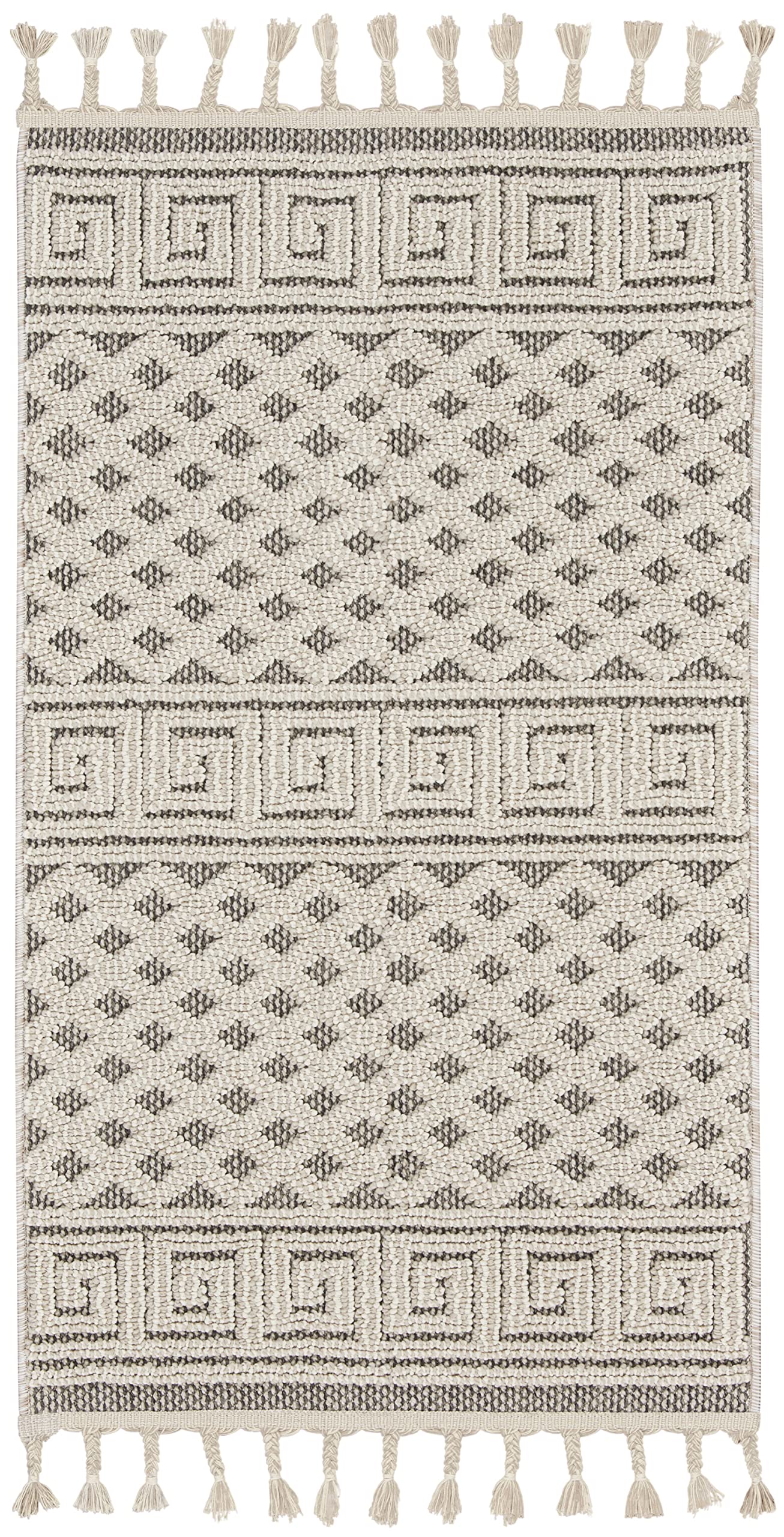 Nourison Elwood Ivory/Grey 2'2