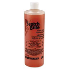 3M Griddle Cleaner - 1 Quart (4 Pack) - Heavy Duty Commercial Kitchen Degreaser for Restaurants, Grills, and Stovetops