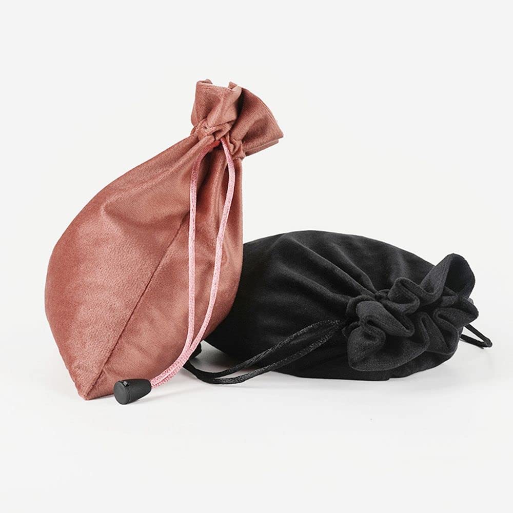 Luxury Velvet Drawstring Jewelry Bags - Soft Green Pouches for Jewelry Storage, Gift Wrapping, Candy Favors (8x10cm) - Perfect for Christmas Parties, Wedding Favors & Special Occasions