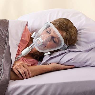 FitLife Total Full Face Mask - Reusable CPAP Mask for Sleep Apnea Therapy - Comfortable & Leak-Free Design for Side & Back Sleepers - Perfect for Home & Travel Use