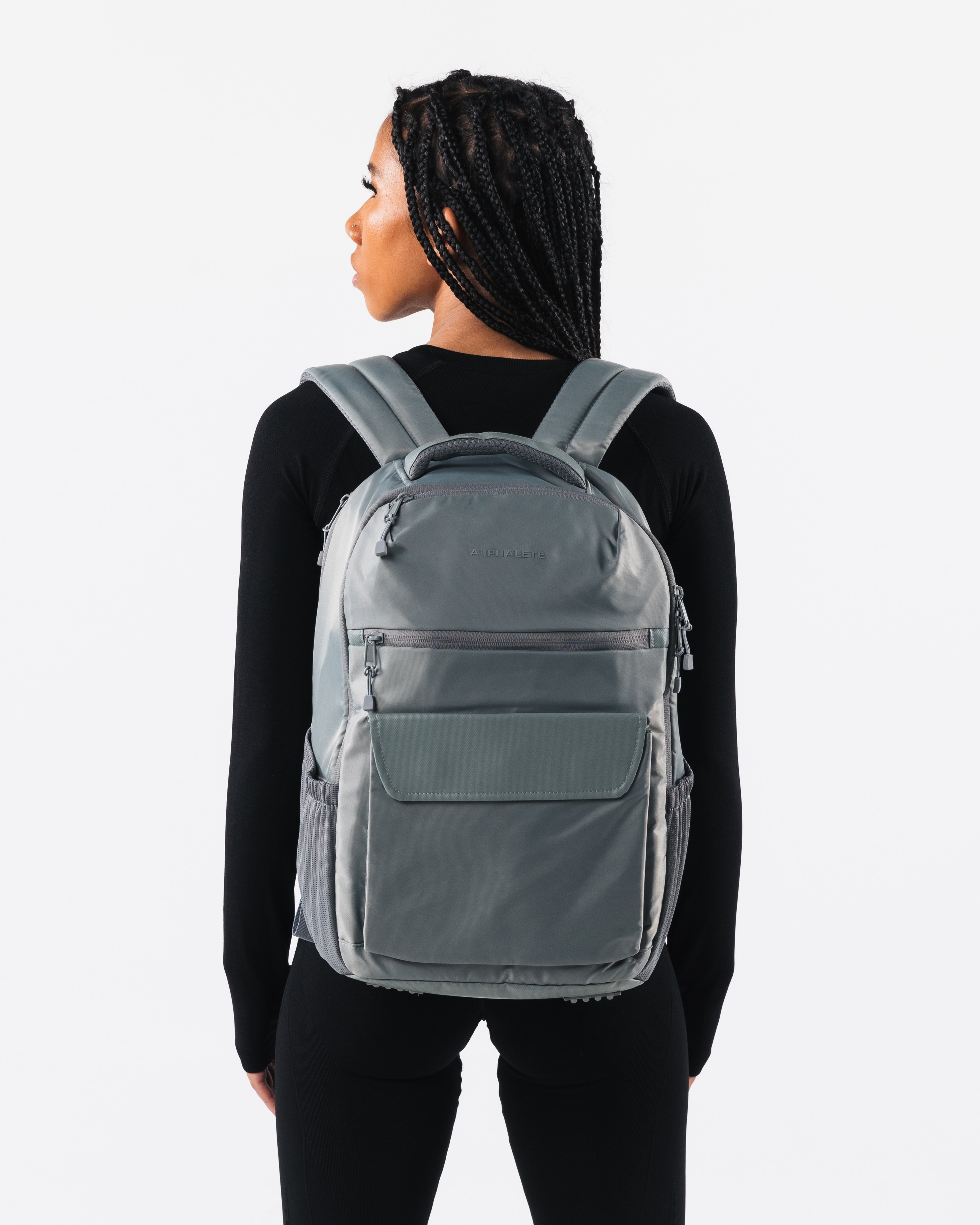 Premium Core Backpack in Ash Gray - Durable & Stylish Laptop Bag for Work, School & Travel