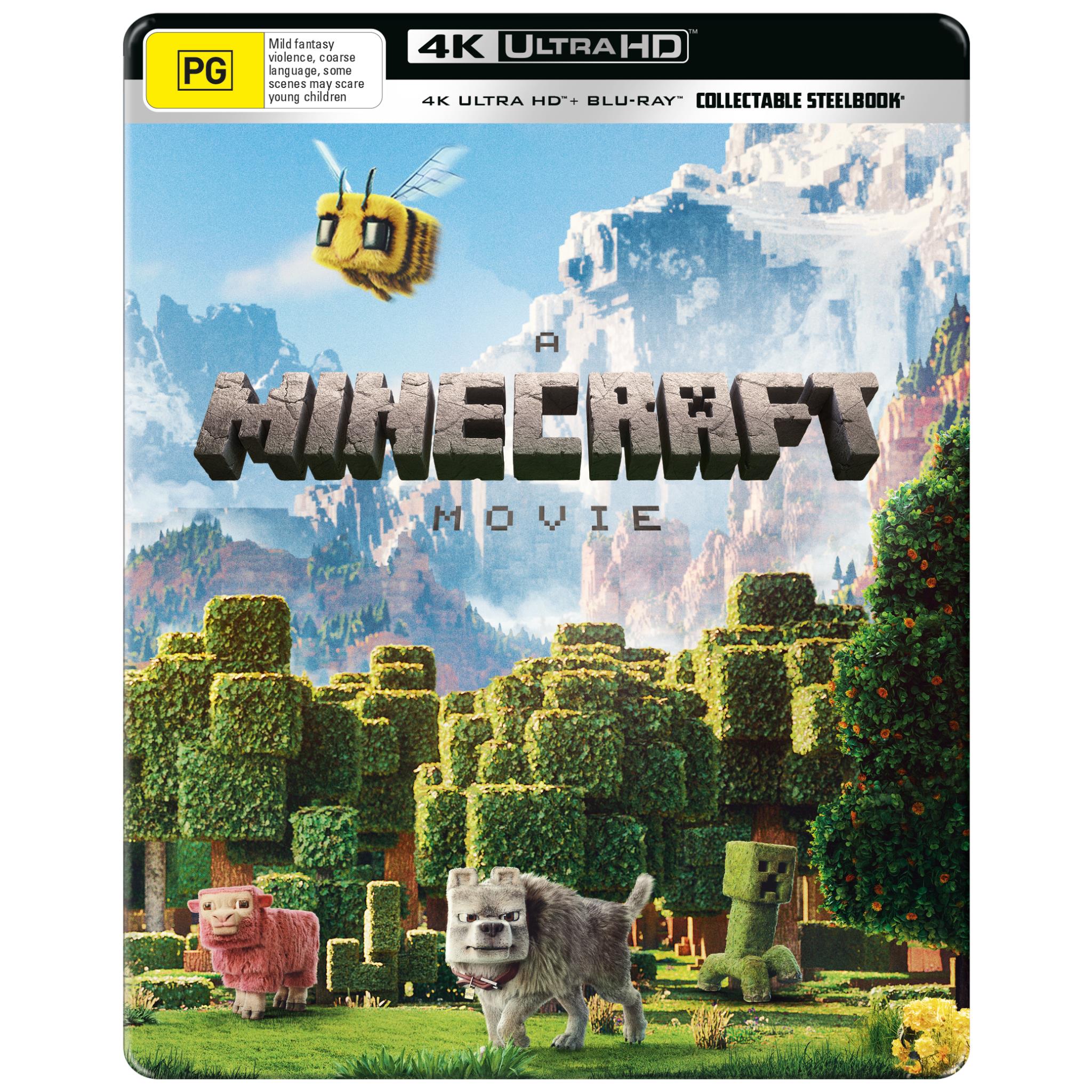 Minecraft Movie Steelbook - Exclusive Collector's Edition | Perfect for Gaming Fans & Movie Collectors | Great Gift for Birthday, Christmas & Game Nights