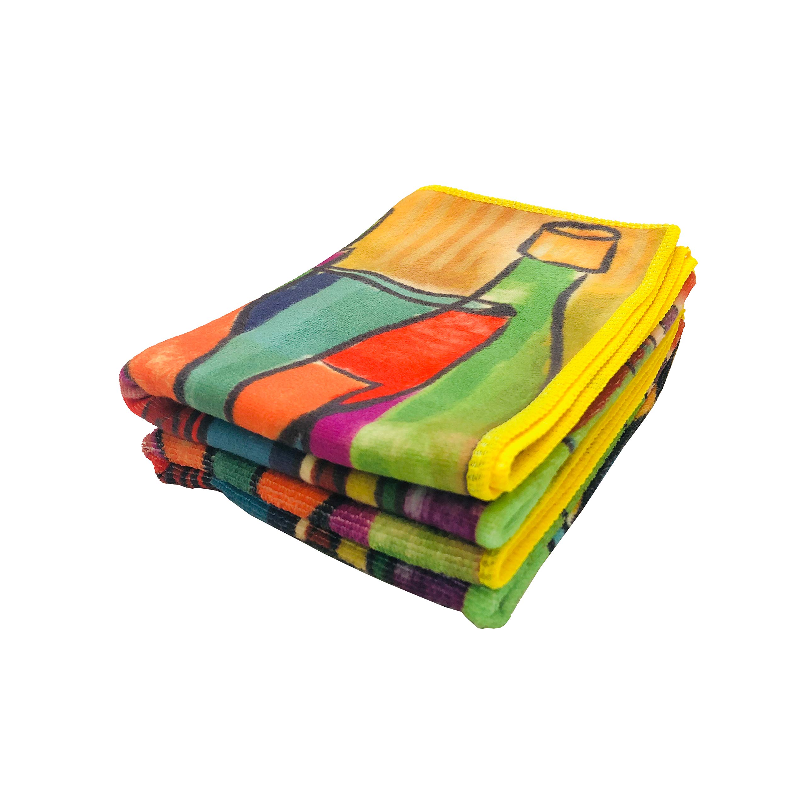 Premium Microfiber Kitchen Towels Set - 2 Pack (24