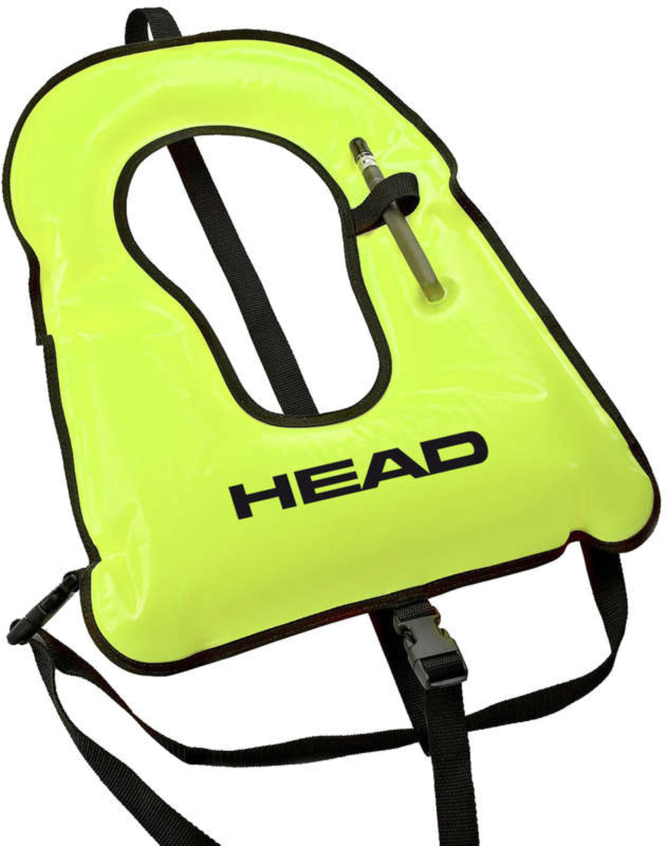 Neon Yellow Snorkeling Vest for Adults - Comfortable & Safe Swim Floatation Device for Snorkeling, Swimming & Water Sports