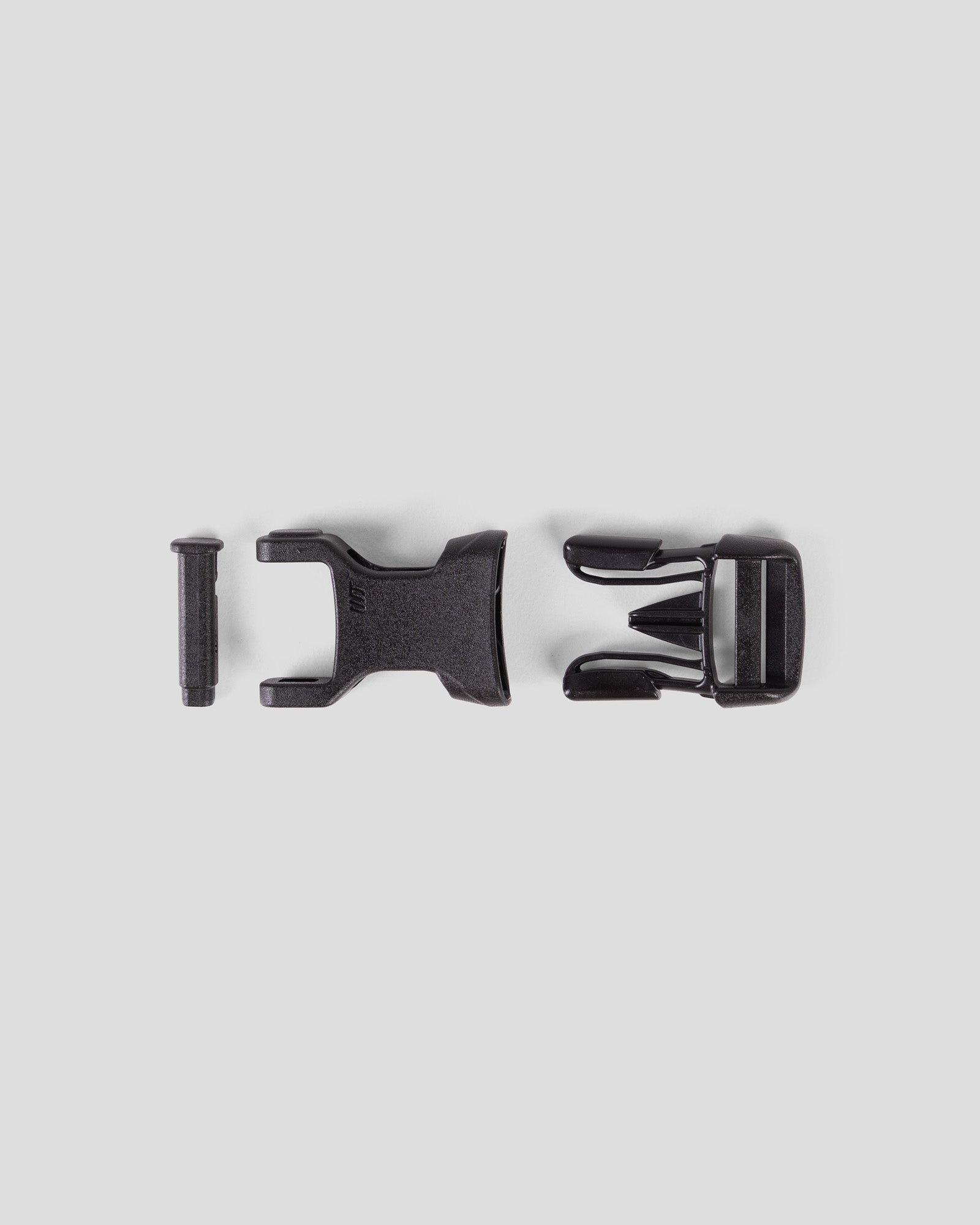15mm Single Adjust Black Buckle Repair Kit for Backpacks, Belts & Outdoor Gear - Durable & Easy to Use