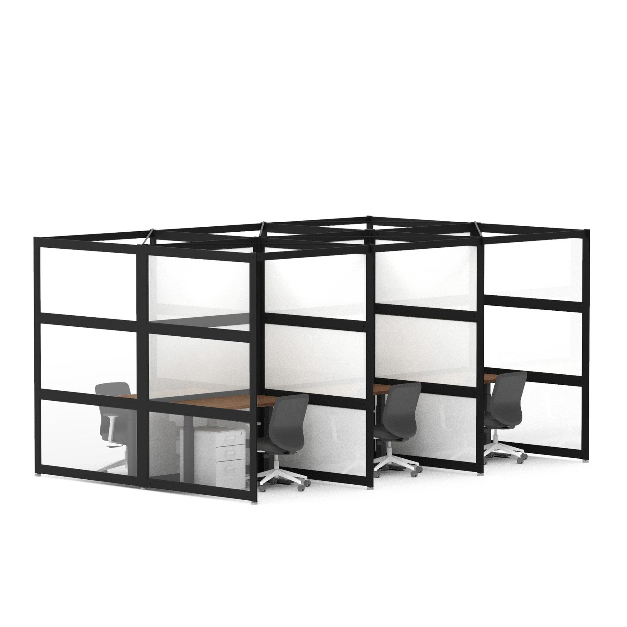 PoppinSpaces Hone Space for 6 - Premium Home Office Desk Organizer Set for Workspace & Study Room Organization