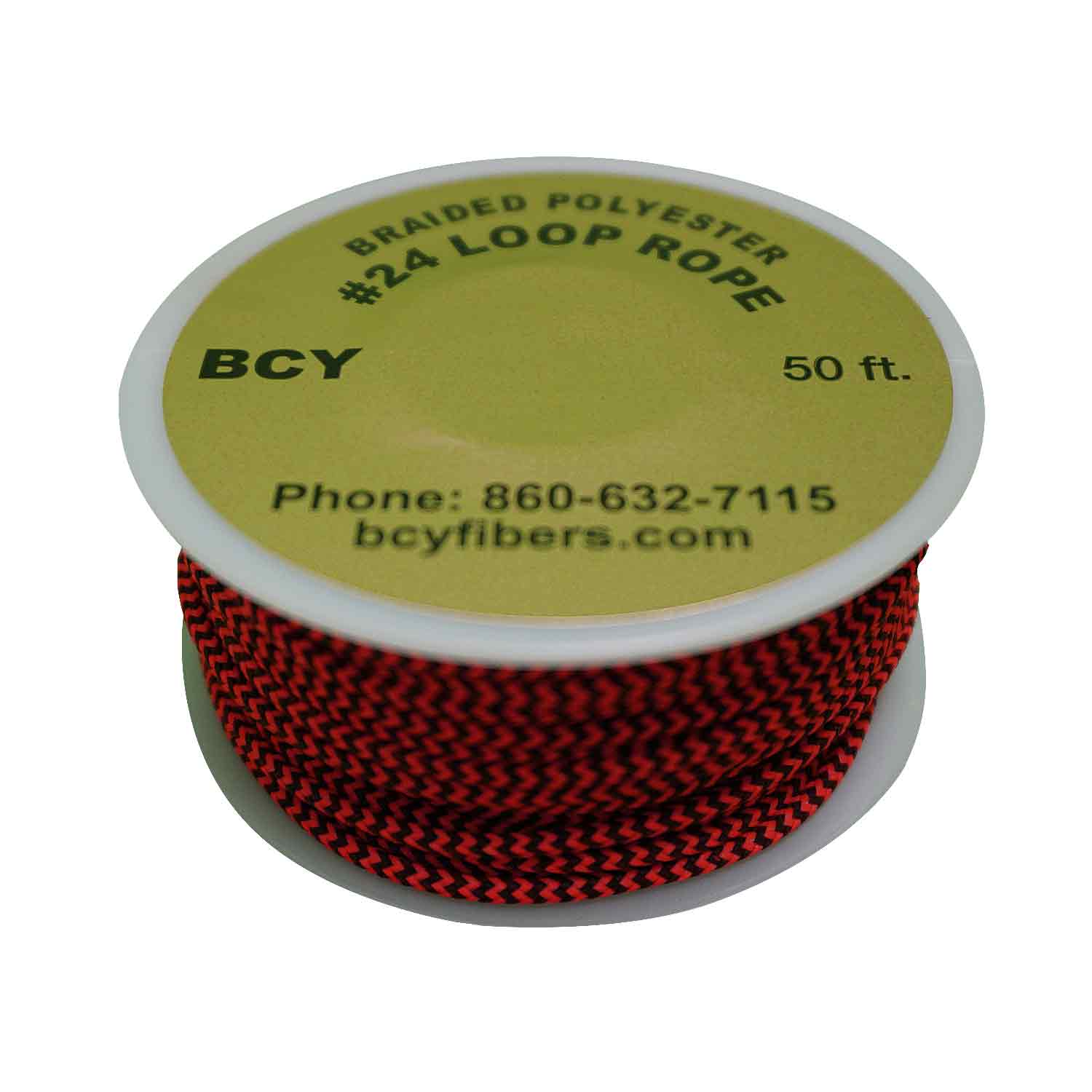 BCY #24 Loop Rope - 100 Feet Durable Braided Cord (2 Color Options) for Camping, Hiking, and Outdoor Gear Repair