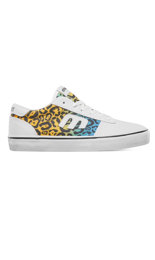 Etnies Calli Vulc Women's Skate Shoes - White/Print Design - Perfect for Skateboarding & Casual Wear