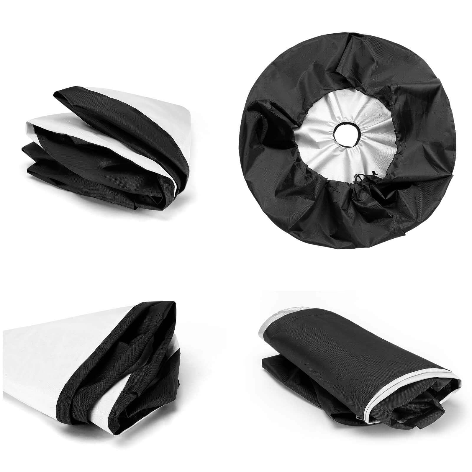 Foruidea Butterfly & Sunflower Spare Tire Cover - 'She is Sunshine' Design with Backup Camera Hole | Fits 16