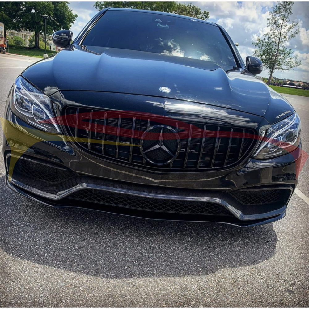 2019-2023 Mercedes Benz C Class GTR Style Front Grille for W205 - High Performance Replacement Grille - Perfect for Racing & Car Shows
