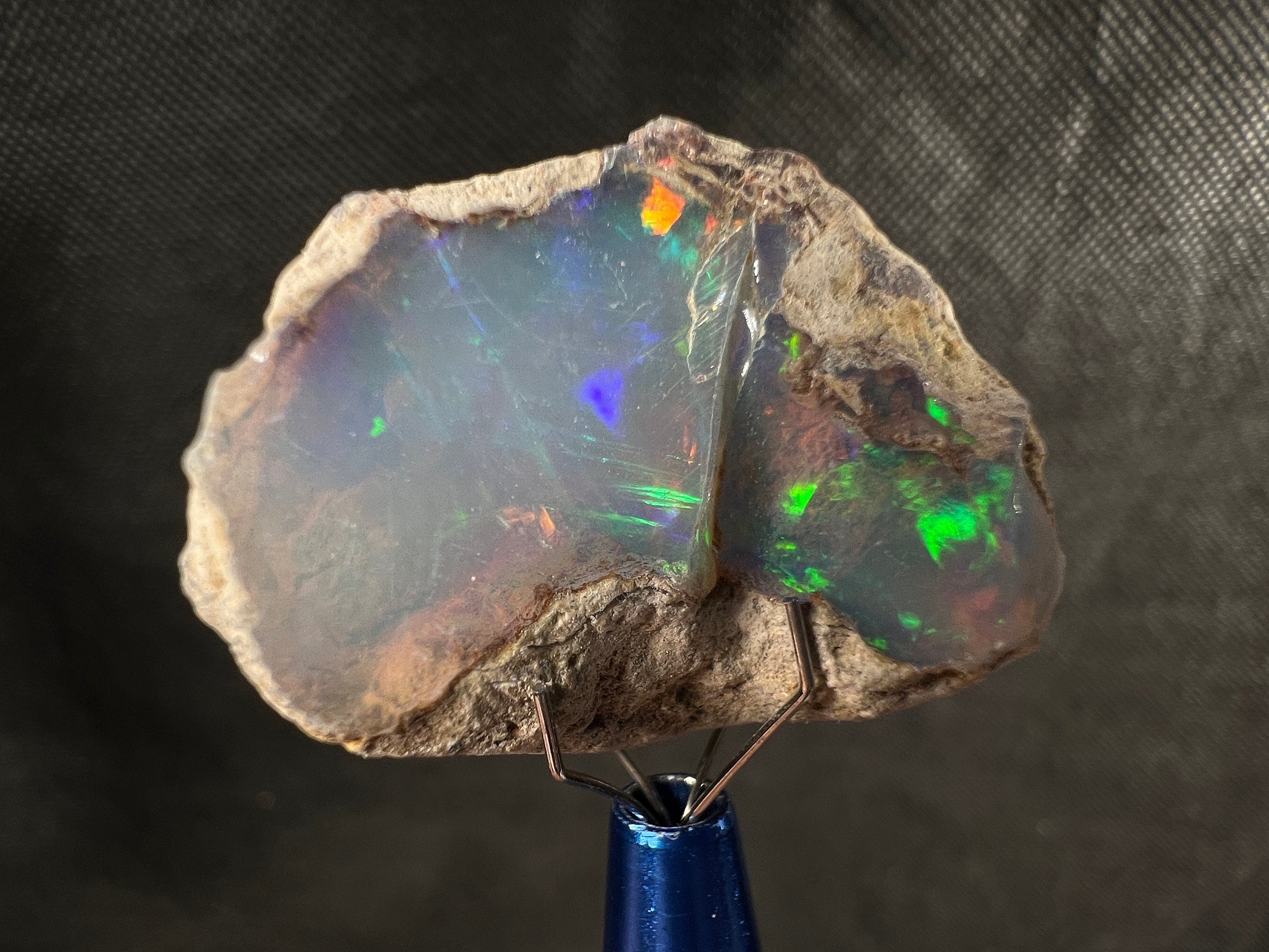 Premium 4A+ Welo Opal Raw Crystal - Certified Cutting Grade Opal for Jewelry Making (50631) - Perfect for Rings, Pendants, and DIY Gemstone Crafts