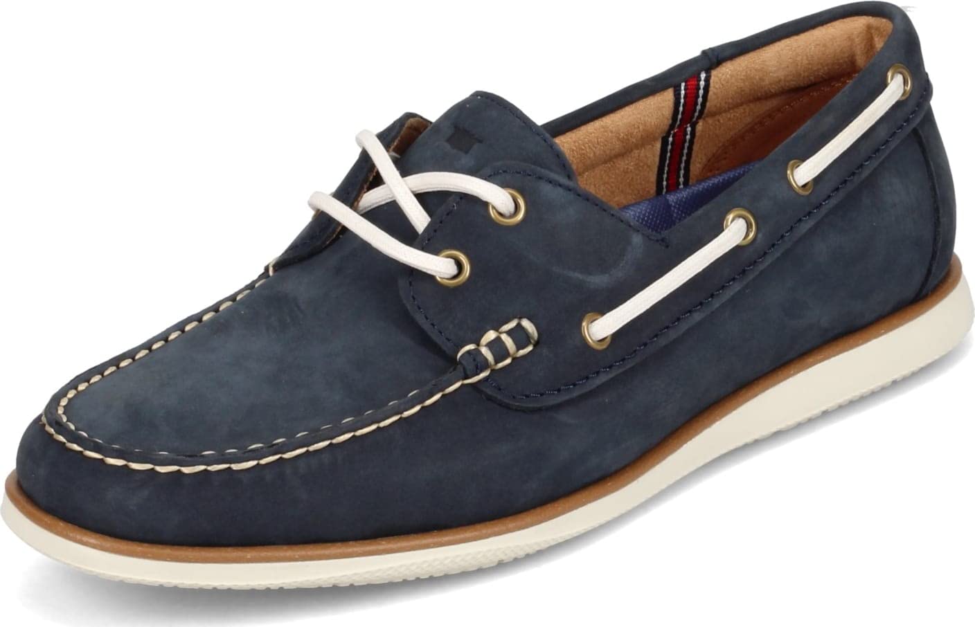Florsheim Men's Atlantic Boat Shoe - Classic Leather Deck Shoes for Men | Comfortable & Stylish Casual Footwear | Perfect for Boating, Sailing & Summer Outings