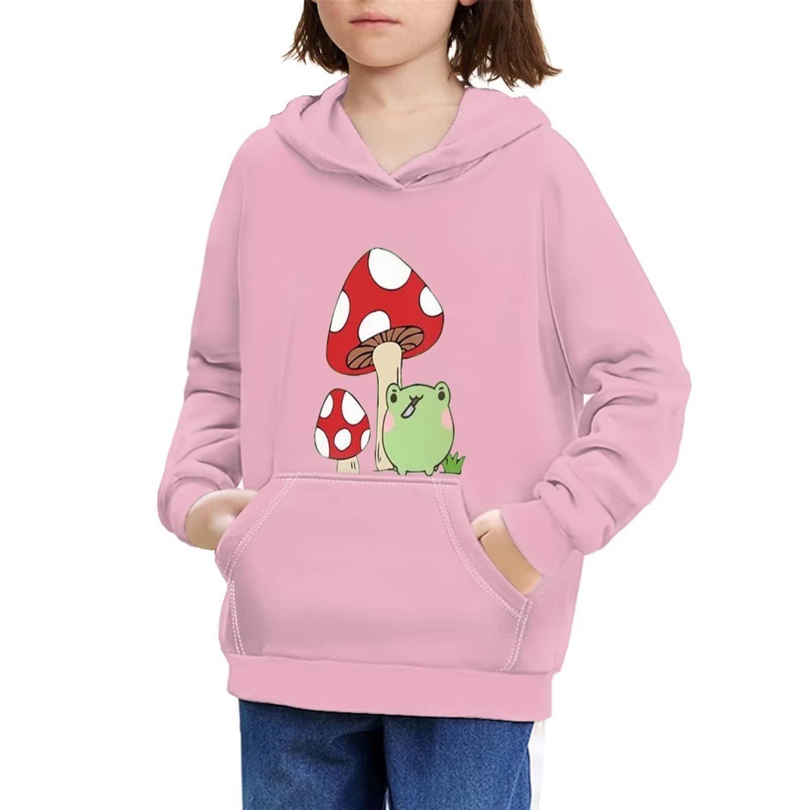 YSTARDREAM Teen Girls Hoodie with Drawstrings - Long Sleeve Pullover Sweatshirt for Kids - Cozy Casual Wear for School, Outdoors & Everyday Fashion