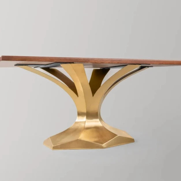 Stainless Steel 304 Gold Table Base 28
