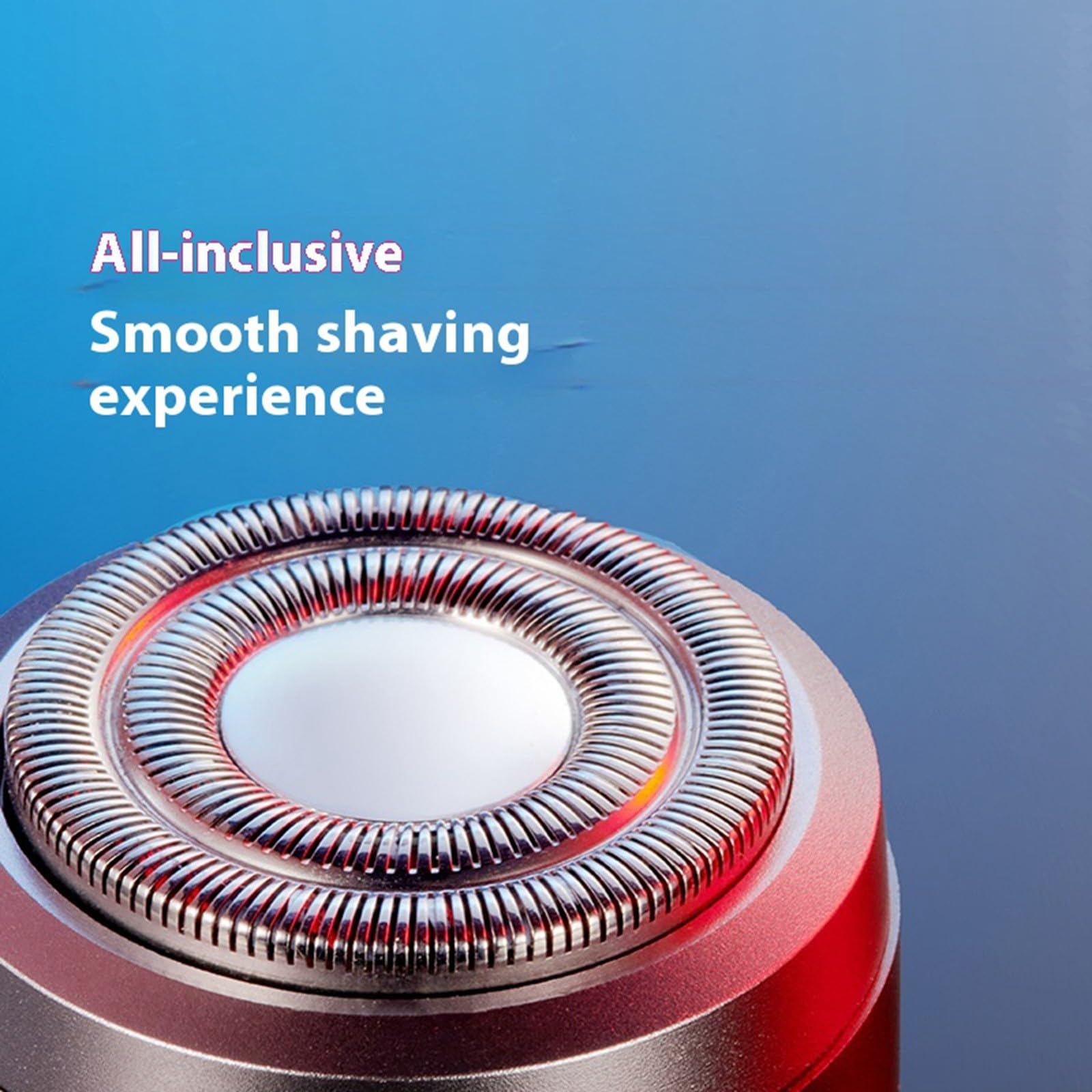 Portable Mini Electric Shaver for Men & Women - USB Rechargeable Waterproof Beard Trimmer - Travel & Office Use - Silver | Perfect for Business Trips, Gym Bags & Daily Grooming