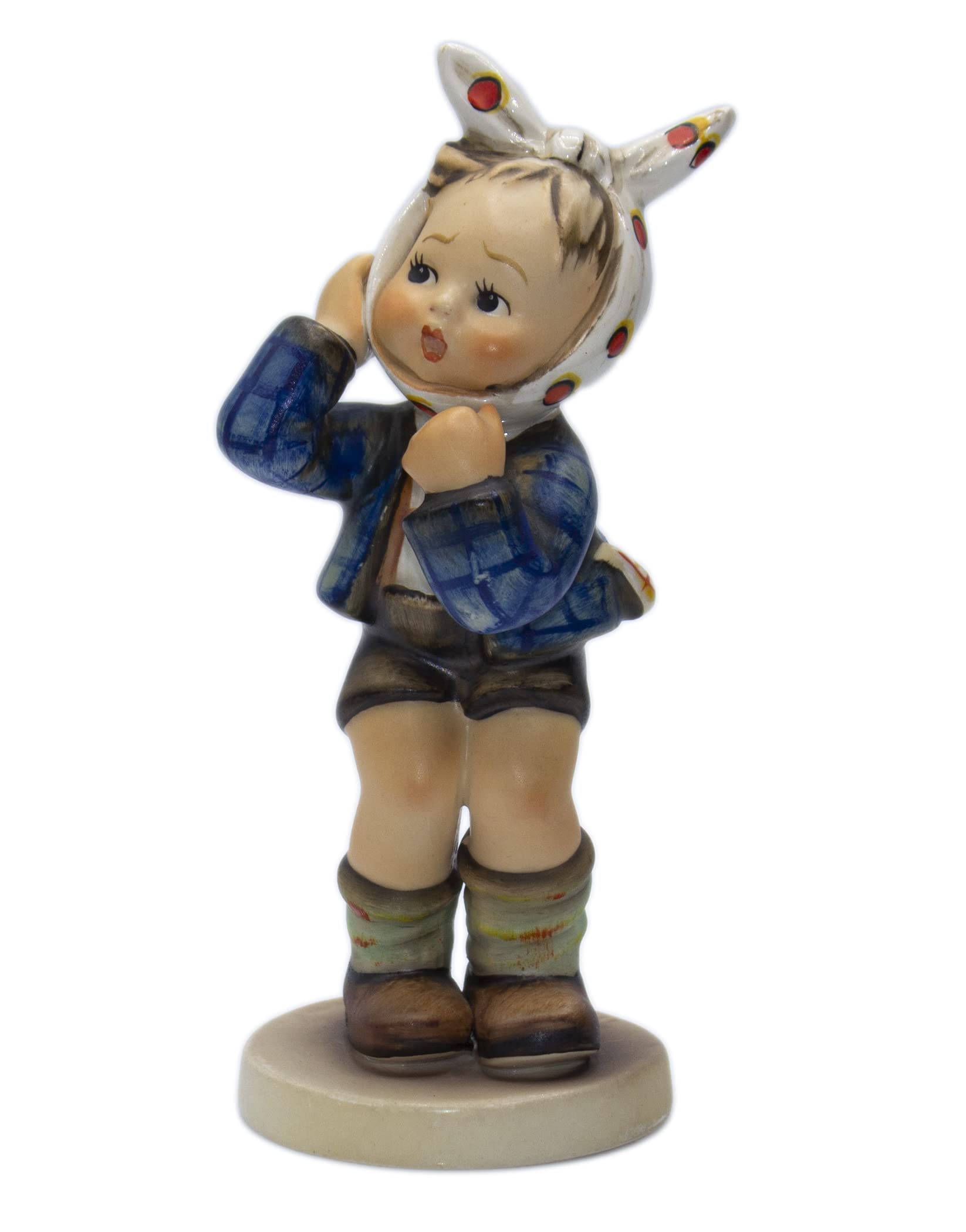 Hummel Figurine 217 - Boy with Toothache Collectible Porcelain Statue | Vintage German Ceramic Decor for Home, Office & Gift Giving