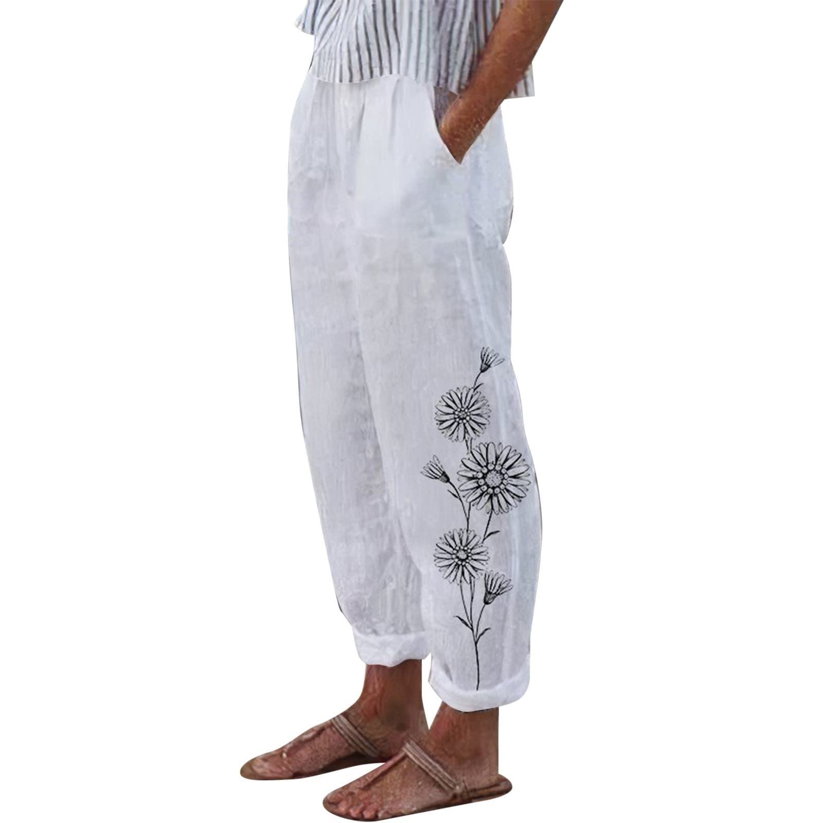 Women's Summer Long Straight Pants - Slim Fit Casual Trousers for Office & Travel | Solid Color High Waist Dress Pants for Work & Everyday Wear