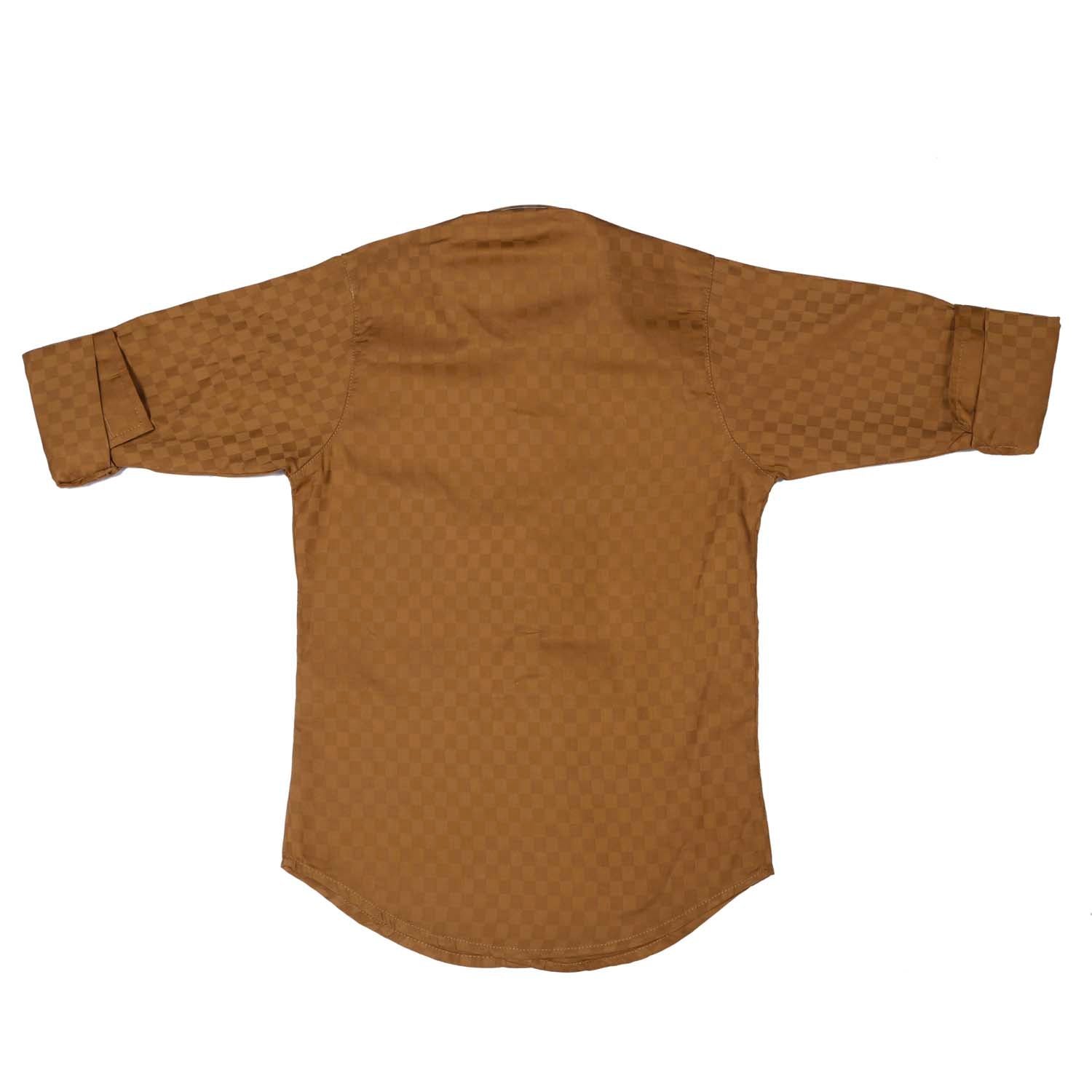 MashUp Khaki Satin Clubwear Shirt for Men - Stylish Party & Night Out Shirt - Perfect for Clubbing, Concerts & Evening Events