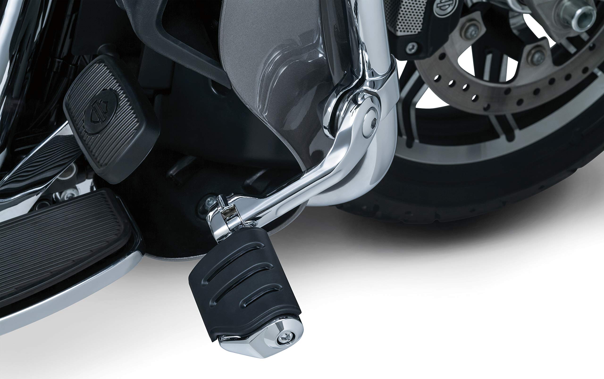 Kuryakyn 4526 Motorcycle Foot Controls - Tour-Tech Long Arm Cruise Mounts for 1-1/4