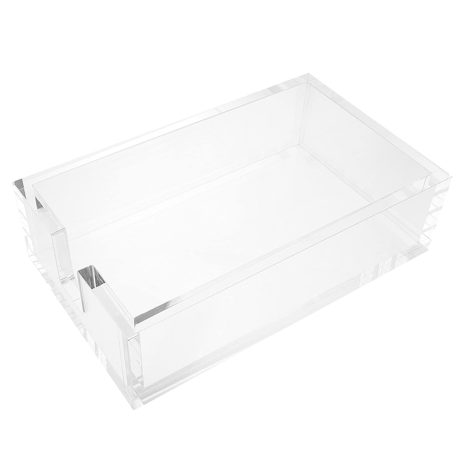 DOITOOL Acrylic Tissue Holder & Napkin Storage Box - Elegant Home, Party, Banquet Organizer for Bathroom, Living Room, Dining Table Decor
