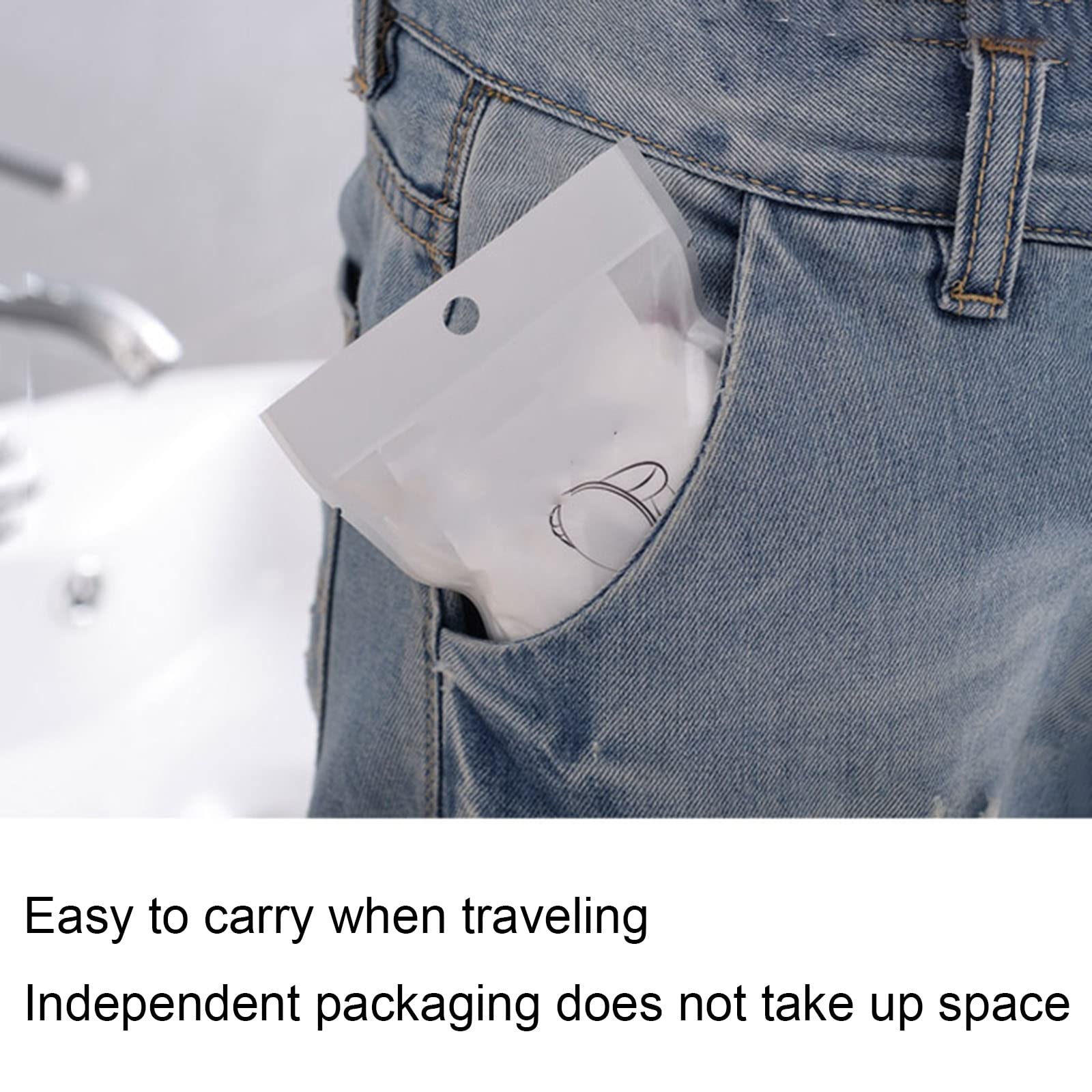 Disposable Non-Woven Toilet Seat Covers - 10PCS for Travel & Public Restrooms