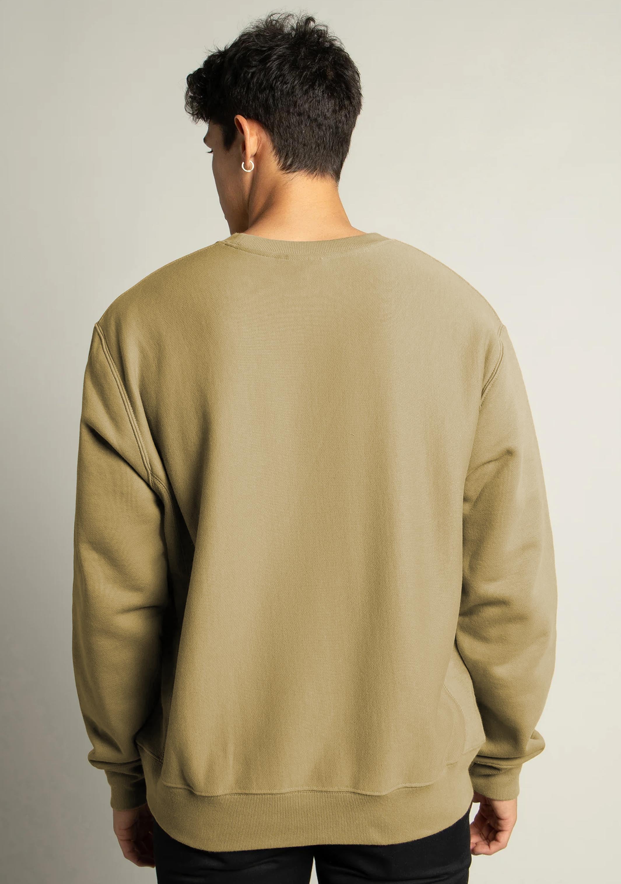 Champion Men's Reverse Weave Small Logo Crew Neck Sweatshirt - Comfortable Cotton Blend Pullover for Casual Wear, Gym & Street Style