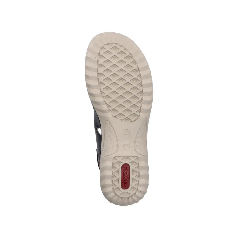 Rieker 60462 Women's Black Comfort Shoes - Perfect for Work, Walking & Casual Wear