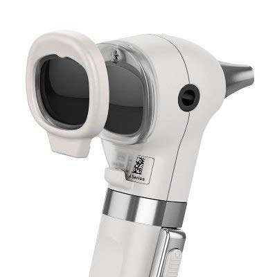 WelchAllyn Pocket LED Fiber-Optic Otoscope with AA Battery Handle - Professional Portable Ear Scope for Home & Clinical Use - Perfect for Doctors, Nurses, and Parents Checking Ear Health