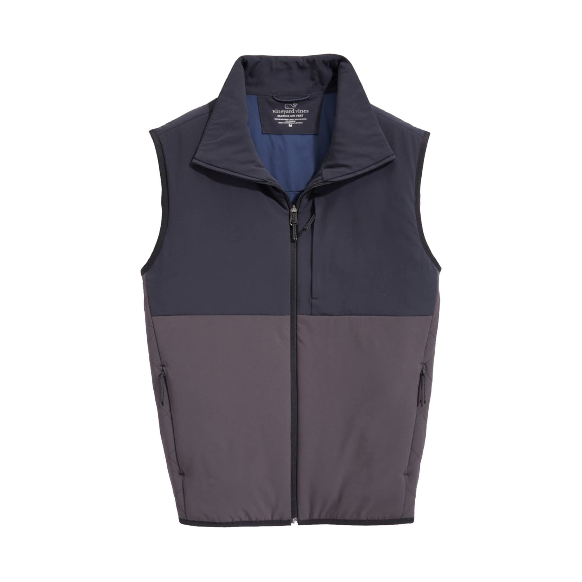 Vineyard Vines Men's Marine Air Vest - Lightweight Puffer Vest for Outdoor Activities, Fishing, and Casual Wear